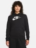 Nike Sportswear Hoodie in Schwarz/ Weiß