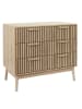 THE HOME DECO FACTORY Kommode "Klaus" in Hellbraun - (B)90 x (H)79 x (T)49 cm