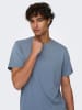 ONLY & SONS Shirt "Matt" in Blau