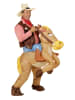 Carnival Party 2-delig kostuum "Cowboy op Paars" lichtbruin
