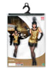 Carnival Party 2-delig kostuum "20's Charleston Flapperdress" goudkleurig/zwart