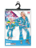 Carnival Party 2-delig kostuum "70's" blauw