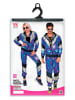Carnival Party 2-delig kostuum "80's Trainingspak" blauw/meerkleurig