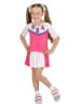 Carnival Party Kostümkleid "Cheerleader" in Pink/ Weiß