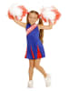 Carnival Party Sukienka kostiumowa "Cheerleader" w kolorze niebiesko-białym