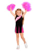 Carnival Party Kostuumjurk "Cheerleader" zwart/roze