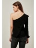 Milan Kiss Bluse in Schwarz