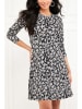 Milan Kiss Kleid in Schwarz/ Lila