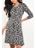 Milan Kiss Kleid in Schwarz/ Lila