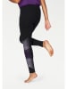 Kangaroos Funktionsleggings in Schwarz