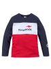 Kangaroos Longsleeve in Dunkelblau/ Rot/ Weiß