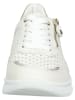 Ara Shoes Leder-Sneakers in Creme/ Gold