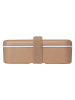 FABELAB Lunchbox in Hellbraun - (B)18,7 x (H)6,3 x (T)10,7 cm