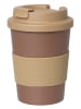 FABELAB Becher "Coffee to go" in Braun - 350 ml