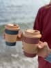 FABELAB Becher "Coffee to go" in Braun - 350 ml