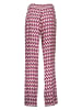 Herrlicher Hose in Pink/ Weiß/ Schwarz