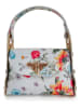 ORE10 Leder-Henkeltasche "Liman" in Creme - (B)22 x (H)22 x (T)12 cm