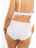 Anna Morellini Underwear Figi high waist "Alba" w kolorze biało-szarym