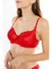 Anna Morellini Underwear Buistonosz "Greta" w kolorze czerwonym