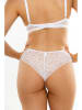 Anna Morellini Underwear Stringi "Elianna" w kolorze białym
