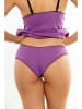 Anna Morellini Underwear Figi "Terina" w kolorze czarno-fioletowym