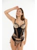 Anna Morellini Underwear Korset "Alessia" zwart/beige