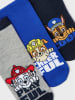 name it 5-delige set: sokken blauw/grijs/zwart