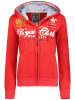 Geographical Norway Sweatjacke "Fanille" in Rot
