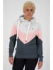 alife and kickin Hoodie "Stella" in Hellgrau/ Rosa/ Grau