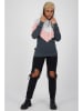 alife and kickin Hoodie "Stella" in Hellgrau/ Rosa/ Grau