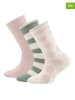 ewers 3-delige set: sokken lichtroze/groen