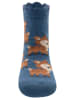 ewers 3-delige set: sokken "Ree" lichtroze/blauw