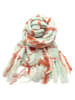 erfurt Sjaal met aandeel wol mintgroen/abrikooskleurig