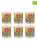 Trendy Kitchen by EXCÉLSA 6er-Set: Gläser "Lisbona" in Bunt - 250 ml