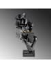 Scandinavia Concept Dekofigur "Lecteur" in Schwarz - (B)20 x (H)36 x (T)15 cm