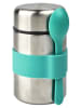 moses. Isoleercontainer "Adventure" zilverkleurig/turquoise