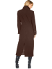 Heine Wełniany płaszcz w kolorze brązowym