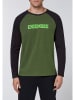 Chiemsee Longsleeve in Khaki/schwarz