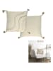 Ethnical Life Kissen in Beige - (L)40 x (B)40 cm