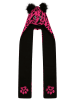 Dare 2b Czapka "Snowplay 3in1" w kolorze różowo-czarnym