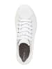 Geox Skórzane sneakersy "Lauressa" w kolorze białym