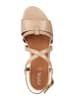 Geox Leren sleehaksandalen "Ischia" beige