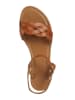 Geox Skórzane sandały "Sozy" w kolorze jasnobrązowym