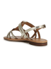 Geox Leder-Sandalen "Sozy" in Gold