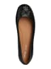 Geox Leder-Ballerina "Palmaria" in Schwarz
