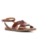 Geox Skórzane sandały "Naileen" w kolorze brązowym