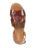 Geox Skórzane sandały "Naileen" w kolorze brązowym