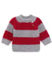 COOL CLUB Sweter w kolorze czerwono-szarym