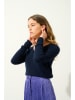 AUTHENTIC CASHMERE Kasjmieren trui "Galise" donkerblauw