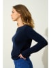AUTHENTIC CASHMERE Kaschmir-Pullover "Epéna" in Dunkelblau